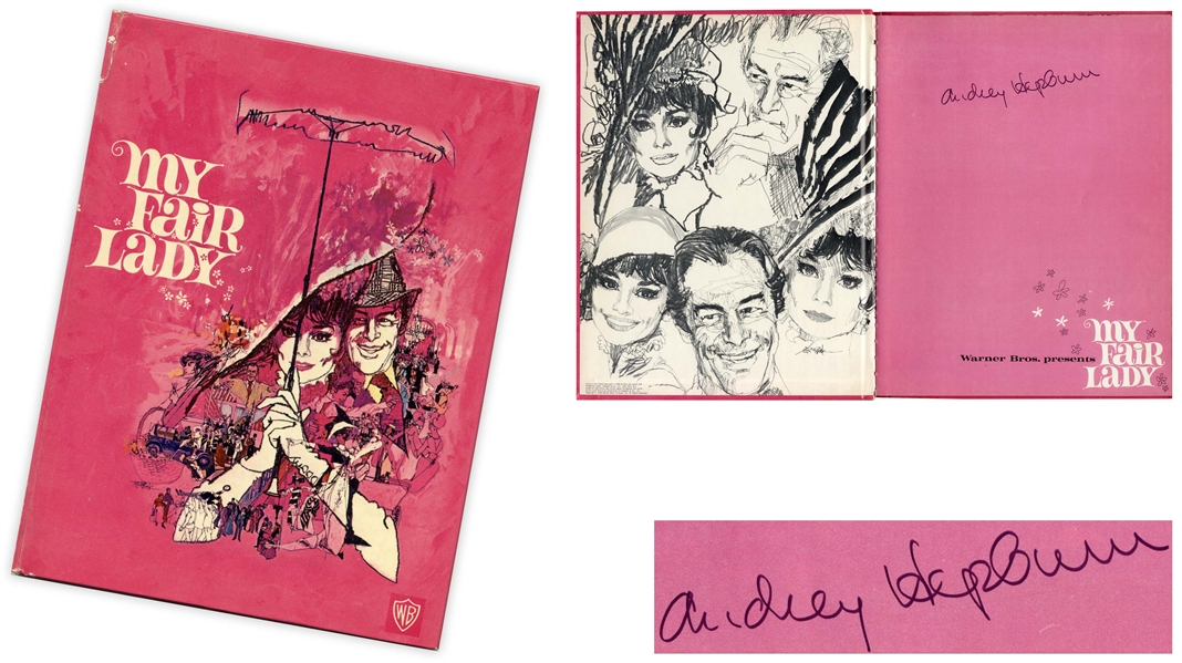 Audrey Hepburn Signed Copy of My Fair Lady -- With PSA/DNA COA